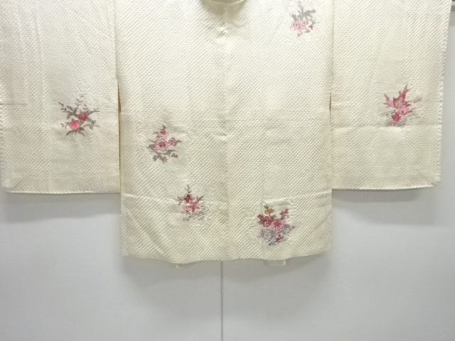 アンティーク　本総絞り草花模様絵羽織